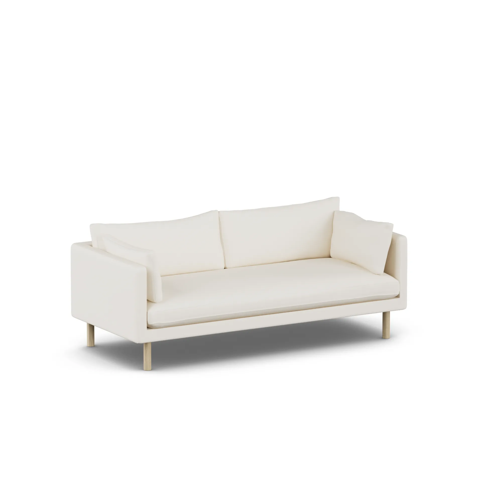 Linnevik Sofa, Jump Off White 1954-Eiche weiß geölt, 3-sitzig 1898