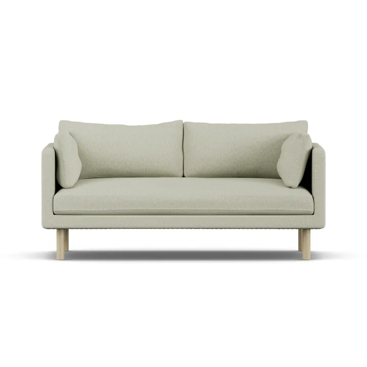 Linnevik Sofa - Luiza Beige 3981-Eiche weiß geölt, 2-sitzig - 1898