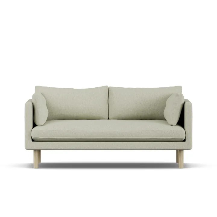 Linnevik Sofa - Luiza Beige 3981-Eiche weiß geölt, 2-sitzig - 1898