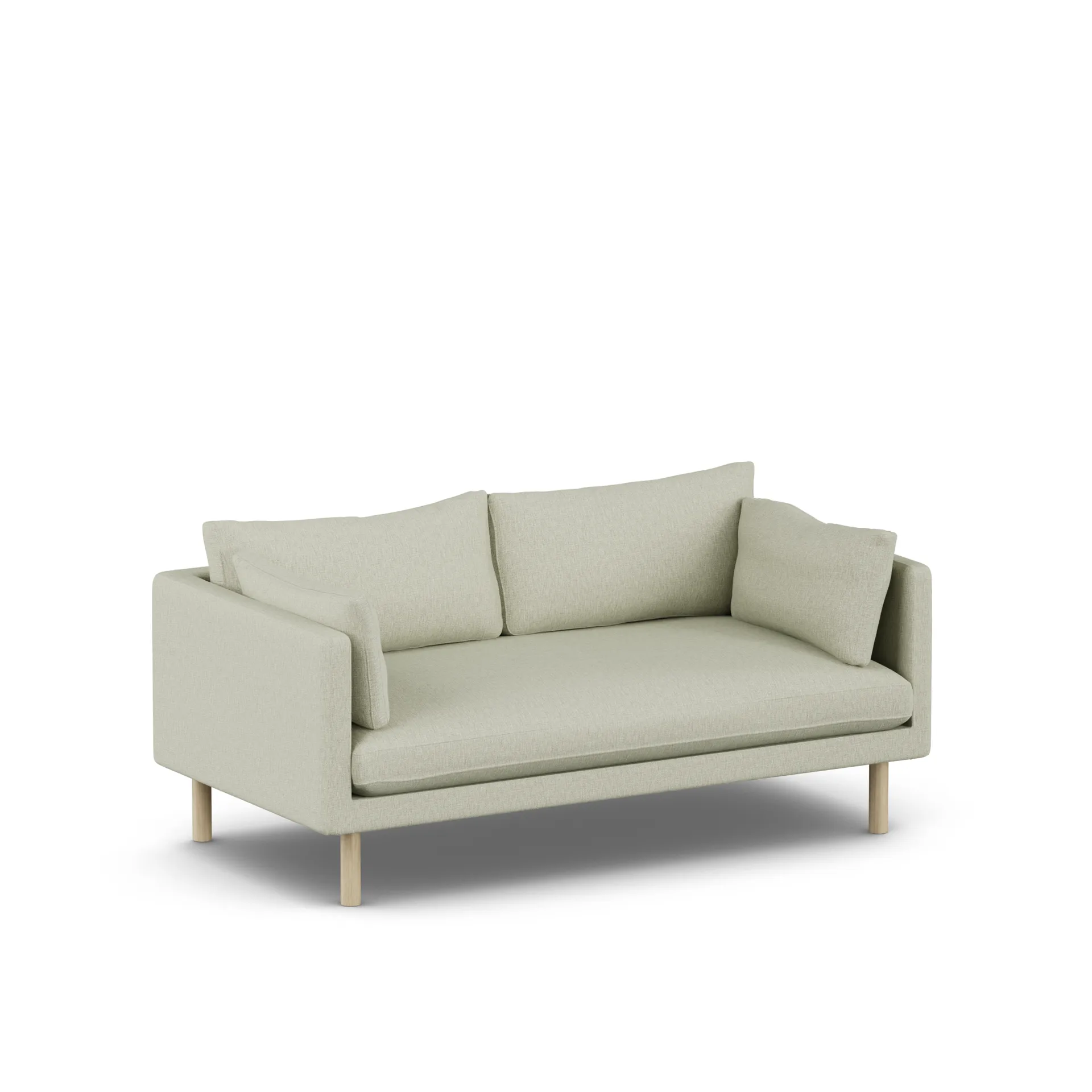 Linnevik Sofa, Luiza Beige 3981-Eiche weiß geölt, 2-sitzig 1898