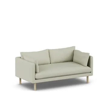 Linnevik Sofa - Luiza Beige 3981-Eiche weiß geölt, 2-sitzig - 1898