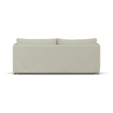 Linnevik Sofa - Luiza Beige 3981-Eiche weiß geölt, 3-sitzig, mit Volant - 1898