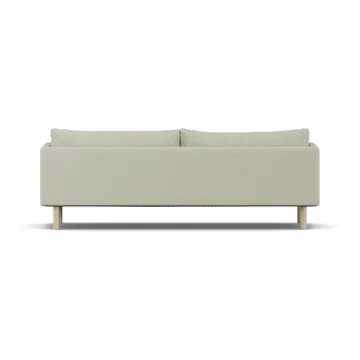 Linnevik Sofa - Luiza Beige 3981-Eiche weiß geölt, 4-sitzig, ohne Volant - 1898