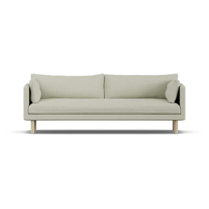 Linnevik Sofa - Luiza Beige 3981-Eiche weiß geölt, 4-sitzig - 1898