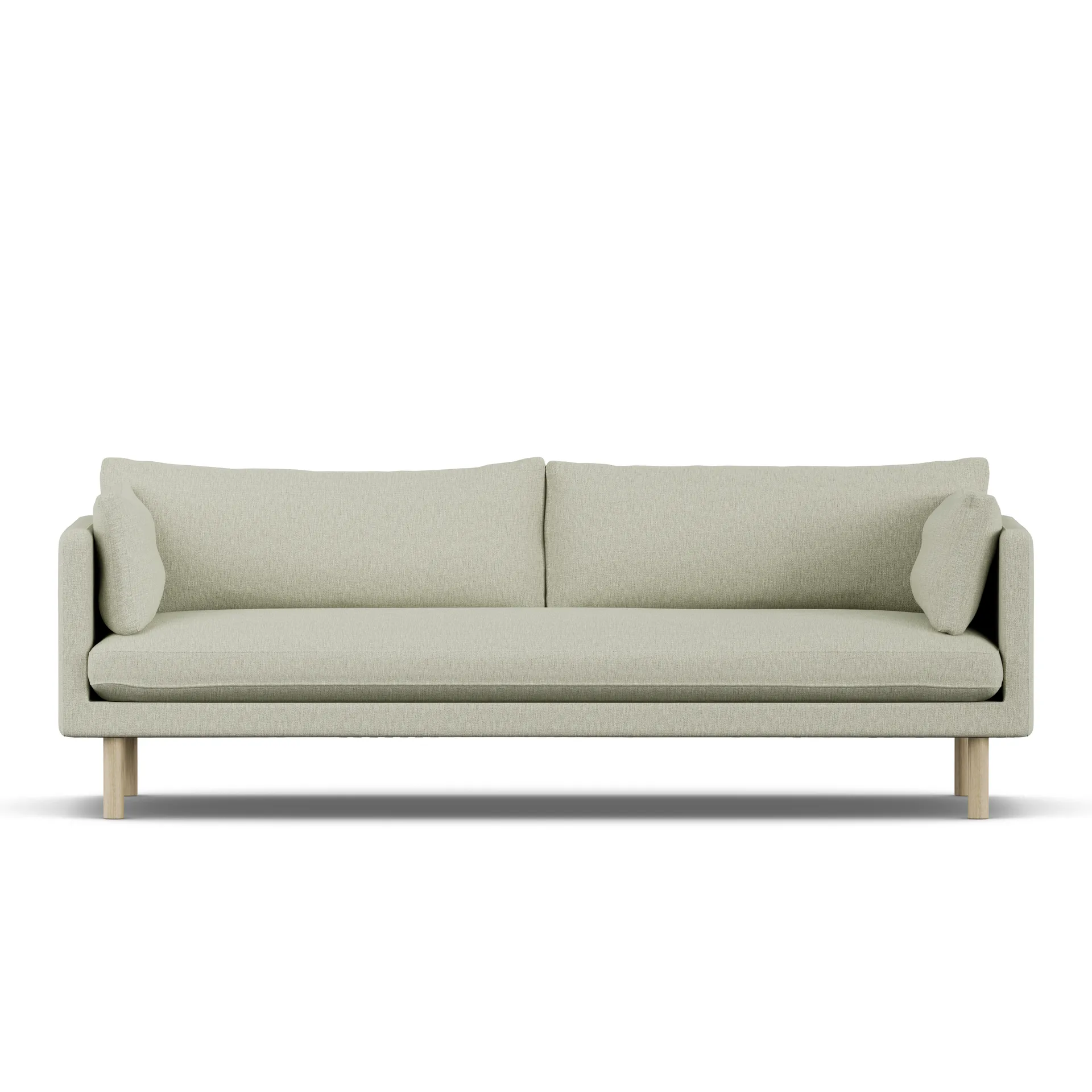 Linnevik Sofa, Luiza Beige 3981-Eiche weiß geölt, 4-sitzig 1898
