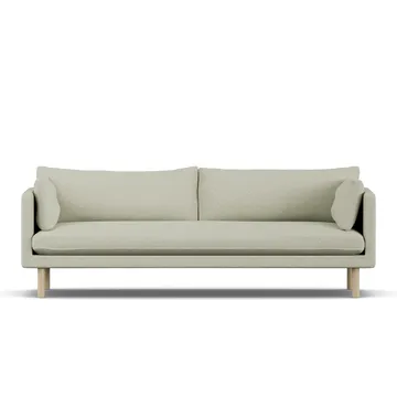 Linnevik Sofa - Luiza Beige 3981-Eiche weiß geölt, 4-sitzig - 1898