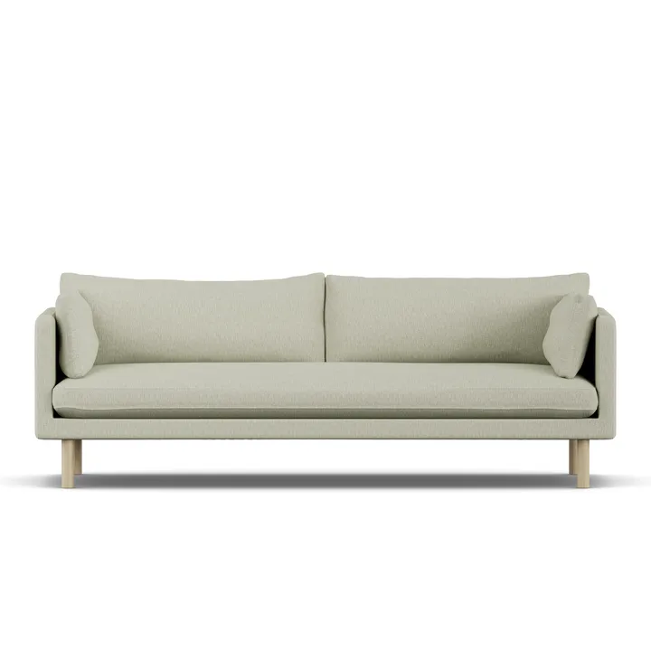 Linnevik Sofa - Luiza Beige 3981-Eiche weiß geölt, 4-sitzig - 1898