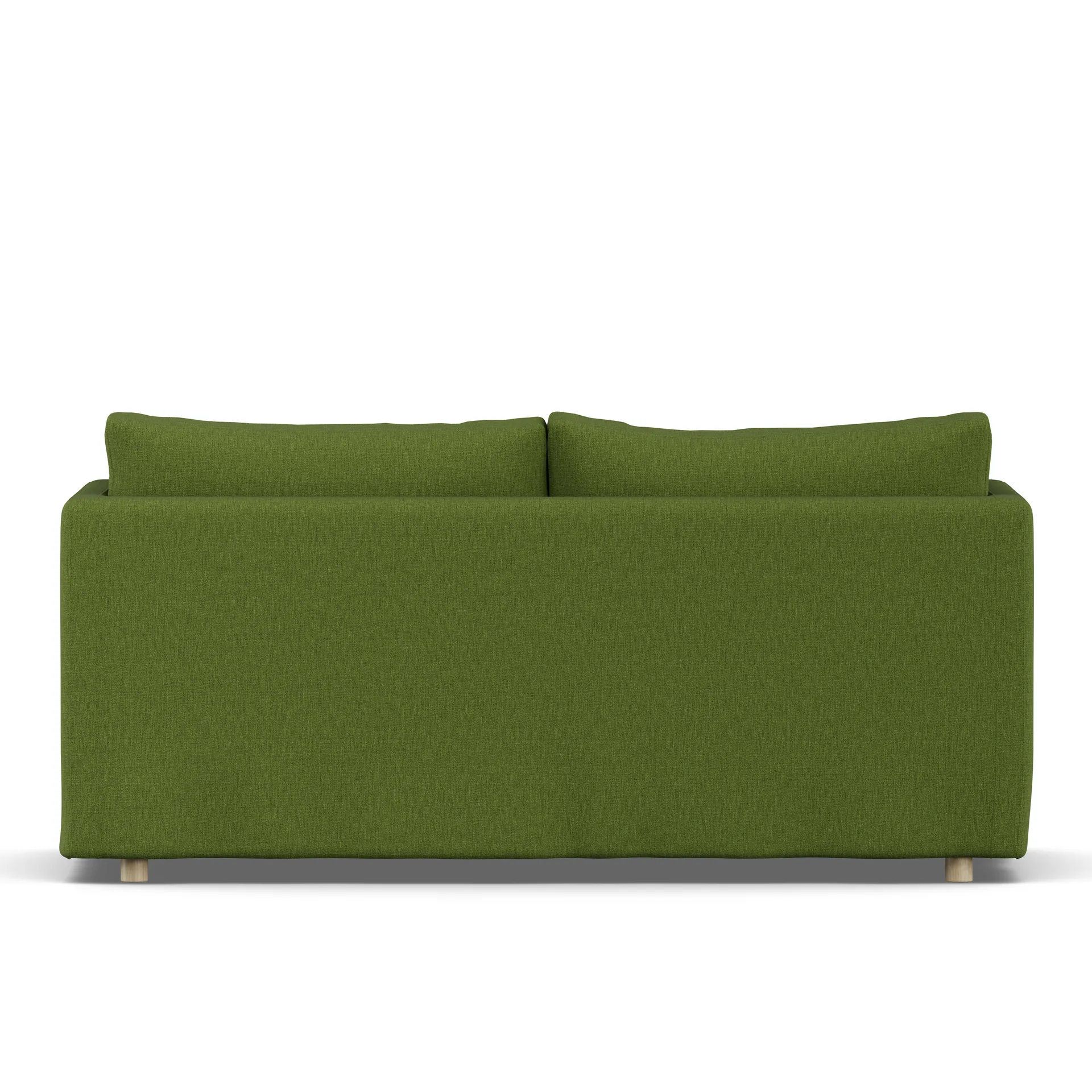 Linnevik Sofa, Luiza Green 3975-Eiche weiß geölt, 2-sitzig, mit Volant 1898
