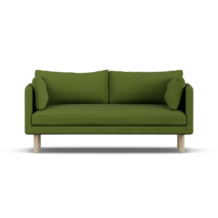 Linnevik Sofa - Luiza Green 3975-Eiche weiß geölt, 2-sitzig - 1898