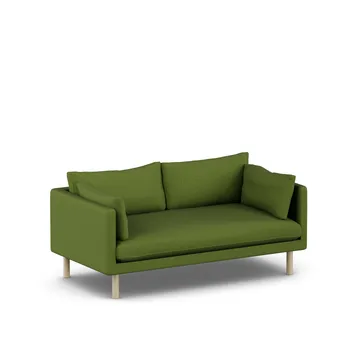 Linnevik Sofa - Luiza Green 3975-Eiche weiß geölt, 2-sitzig - 1898