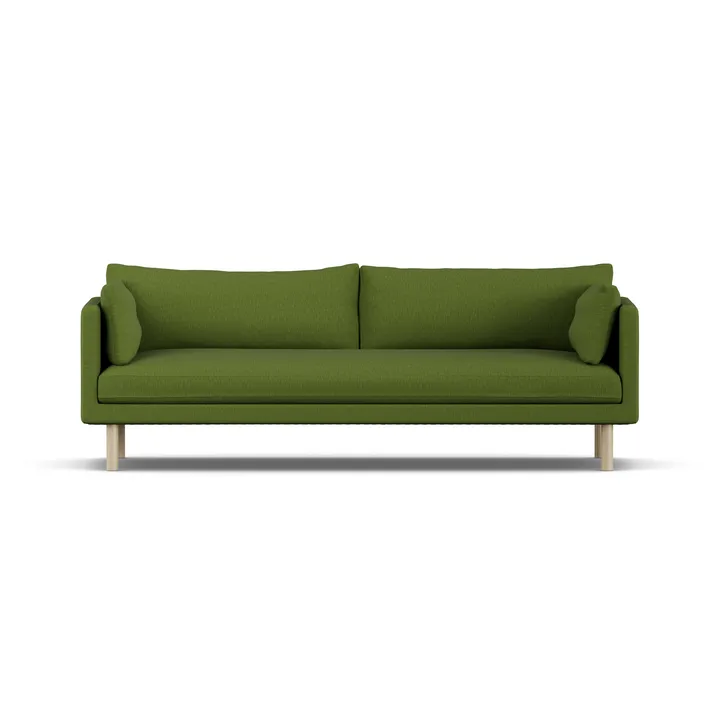 Linnevik Sofa - Luiza Green 3975-Eiche weiß geölt, 4-sitzig - 1898