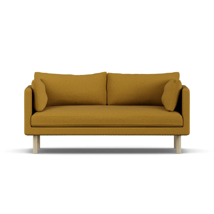 Linnevik Sofa - Luiza Mustard 3972-Eiche weiß geölt, 2-sitzig - 1898