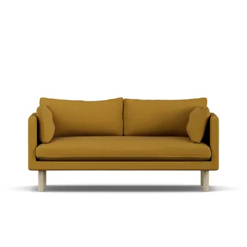 Linnevik Sofa - Luiza Mustard 3972-Eiche weiß geölt, 2-sitzig - 1898
