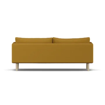 Linnevik Sofa - Luiza Mustard 3972-Eiche weiß geölt, 3-sitzig, ohne Volant - 1898