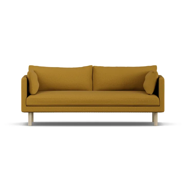 Linnevik Sofa - Luiza Mustard 3972-Eiche weiß geölt, 3-sitzig - 1898