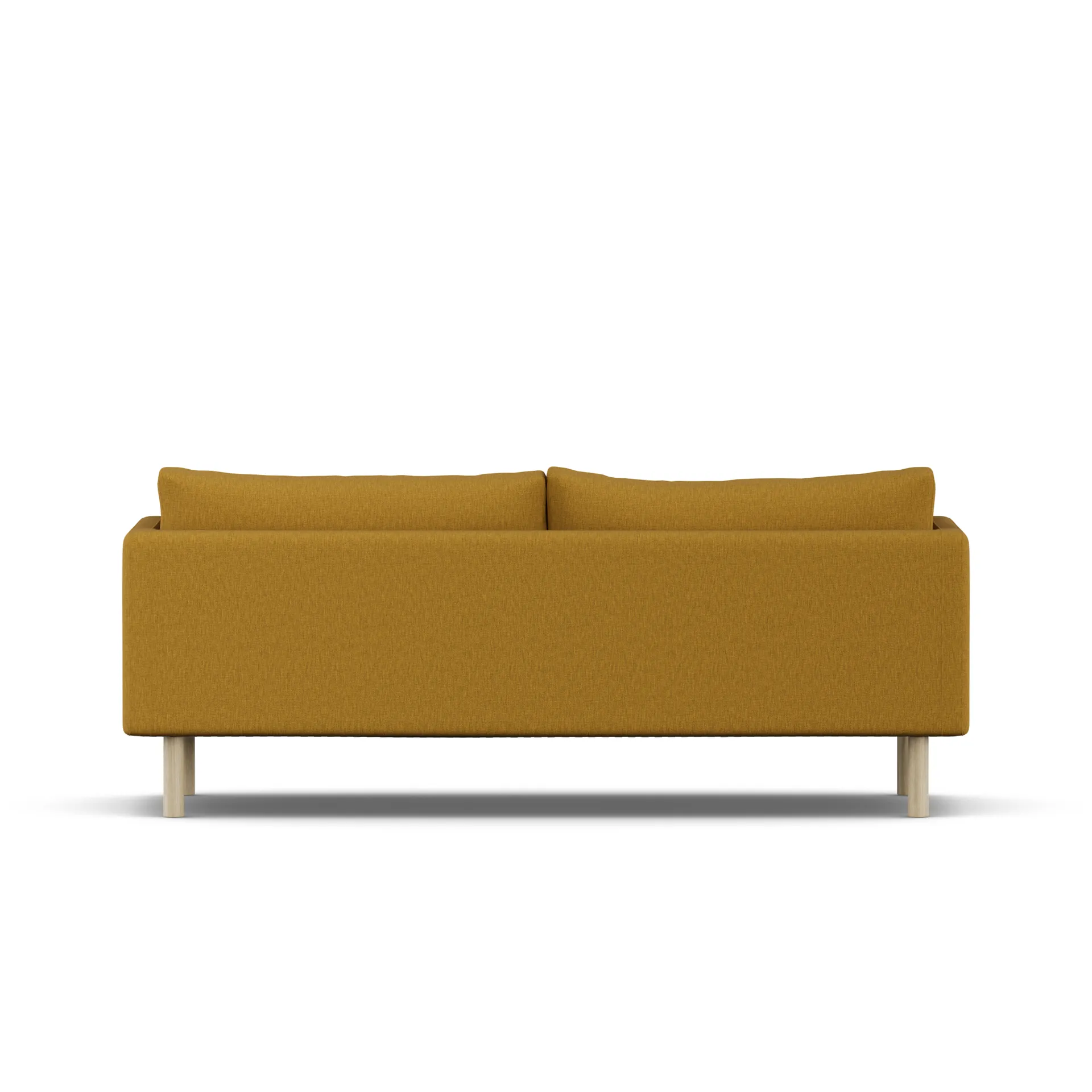 Linnevik Sofa, Luiza Mustard 3972-Eiche weiß geölt, 3-sitzig 1898