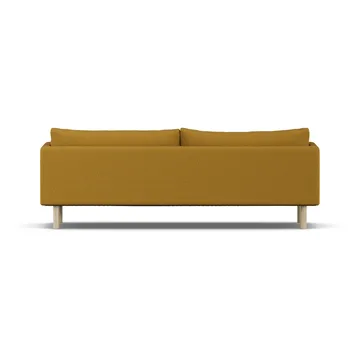 Linnevik Sofa - Luiza Mustard 3972-Eiche weiß geölt, 4-sitzig, ohne Volant - 1898