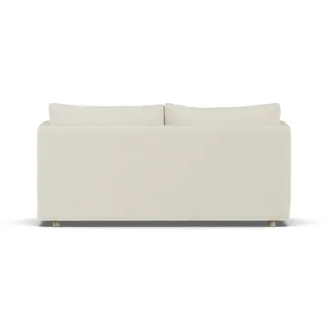 Linnevik Sofa - Oslo Nature 1540-Eiche weiß geölt, 2-sitzig, mit Volant - 1898