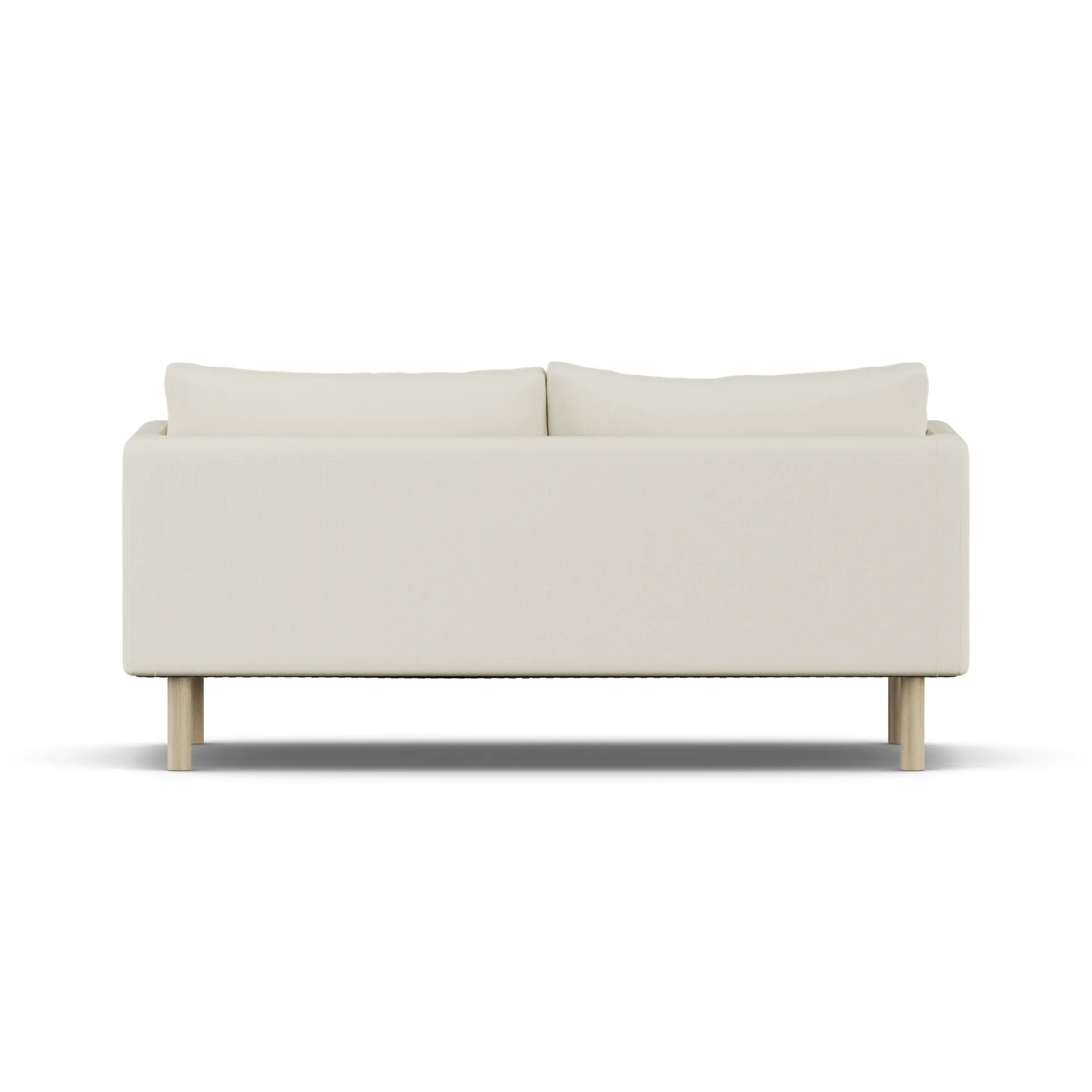 Linnevik Sofa, Oslo Nature 1540-Eiche weiß geölt, 2-sitzig, ohne Volant 1898