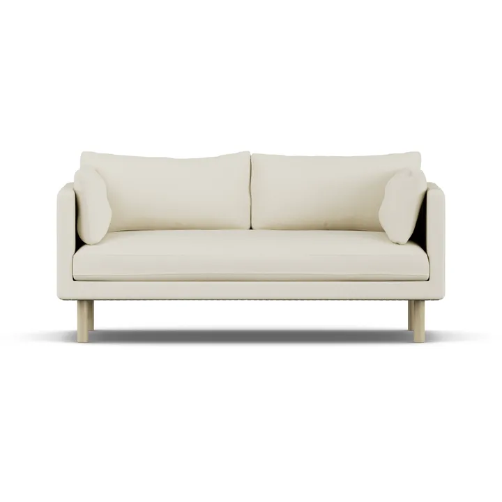 Linnevik Sofa - Oslo Nature 1540-Eiche weiß geölt, 2-sitzig - 1898