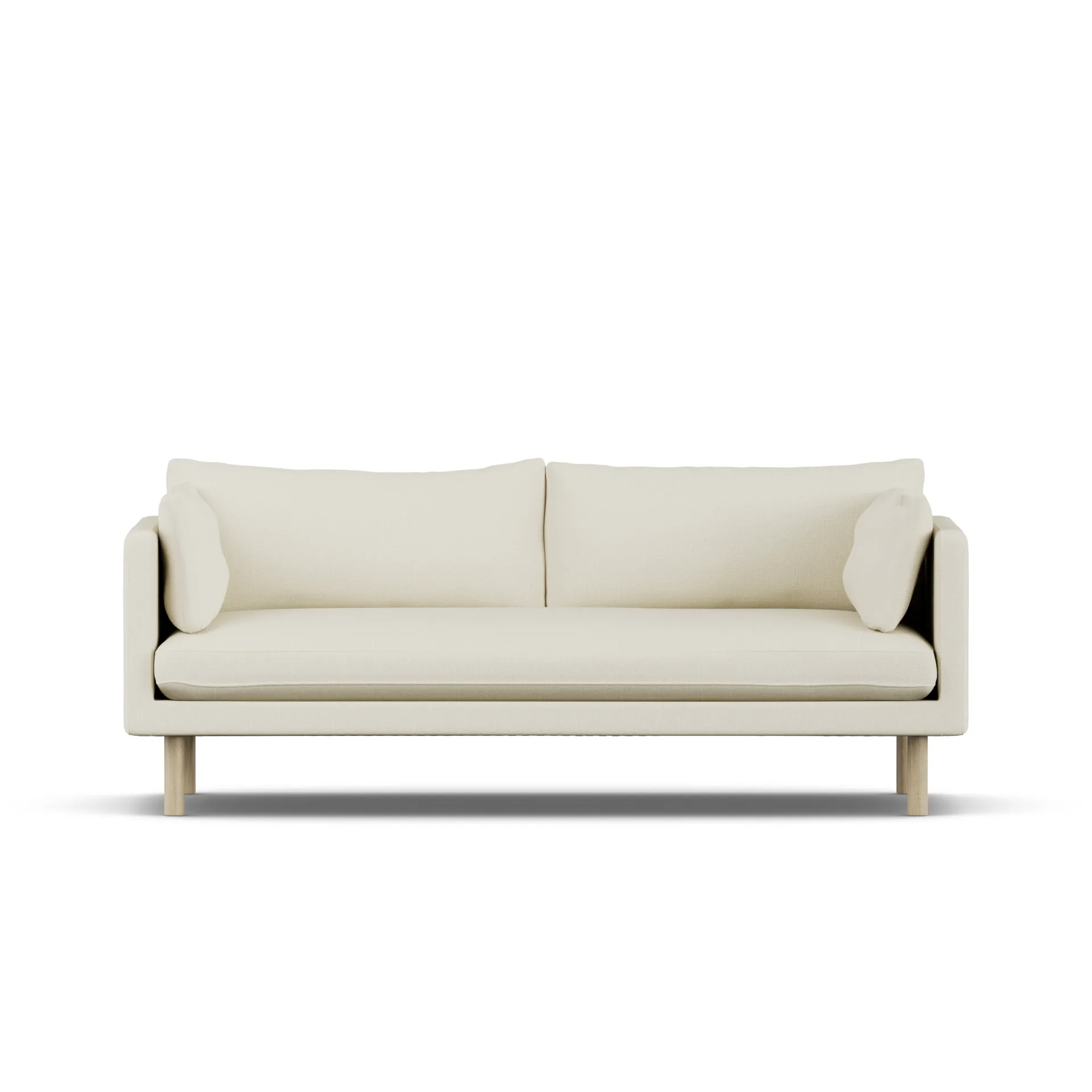 Linnevik Sofa, Oslo Nature 1540-Eiche weiß geölt, 3-sitzig 1898
