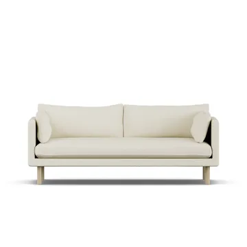 Linnevik Sofa - Oslo Nature 1540-Eiche weiß geölt, 3-sitzig - 1898
