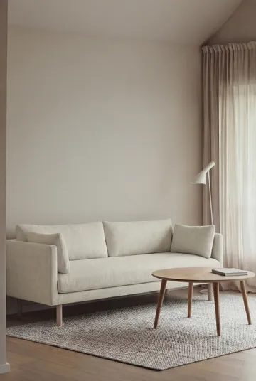 Linnevik Sofa - Oslo Nature 1540-Eiche weiß geölt, 3-sitzig - 1898