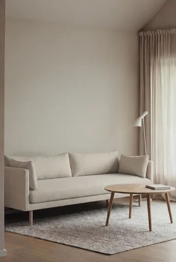 Linnevik Sofa - Oslo Nature 1540-Eiche weiß geölt, 4-sitzig - 1898