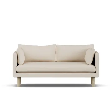 Linnevik Sofa - Same Beige 6670-Eiche weiß geölt, 2-sitzig - 1898