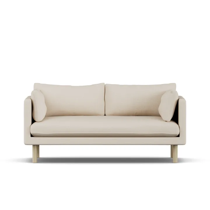 Linnevik Sofa - Same Beige 6670-Eiche weiß geölt, 2-sitzig - 1898
