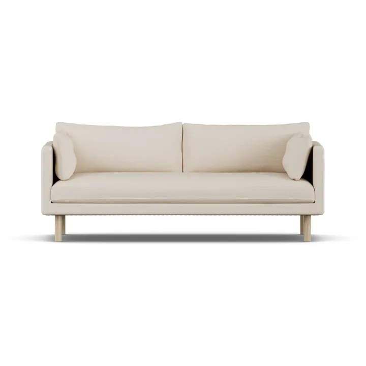 Linnevik Sofa - Same Beige 6670-Eiche weiß geölt, 3-sitzig - 1898