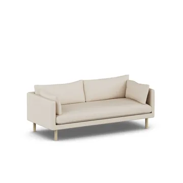 Linnevik Sofa - Same Beige 6670-Eiche weiß geölt, 3-sitzig - 1898