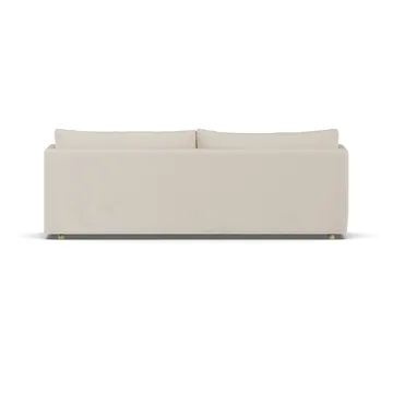 Linnevik Sofa - Same Beige 6670-Eiche weiß geölt, 4-sitzig, mit Volant - 1898