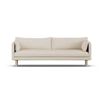 Linnevik Sofa - Same Beige 6670-Eiche weiß geölt, 4-sitzig, ohne Volant - 1898