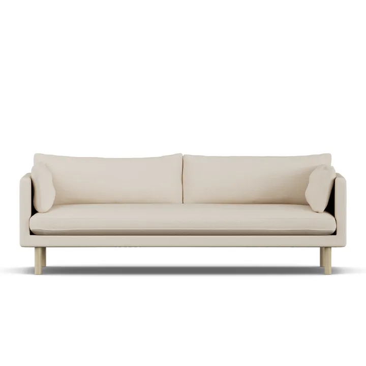 Linnevik Sofa - Same Beige 6670-Eiche weiß geölt, 4-sitzig - 1898