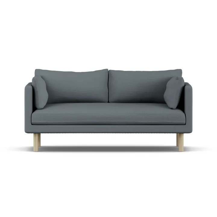 Linnevik Sofa - Same Blue 6678-Eiche weiß geölt, 2-sitzig - 1898