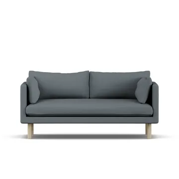 Linnevik Sofa - Same Blue 6678-Eiche weiß geölt, 2-sitzig - 1898