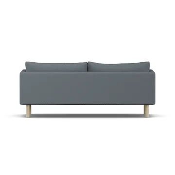 Linnevik Sofa - Same Blue 6678-Eiche weiß geölt, 3-sitzig, ohne Volant - 1898
