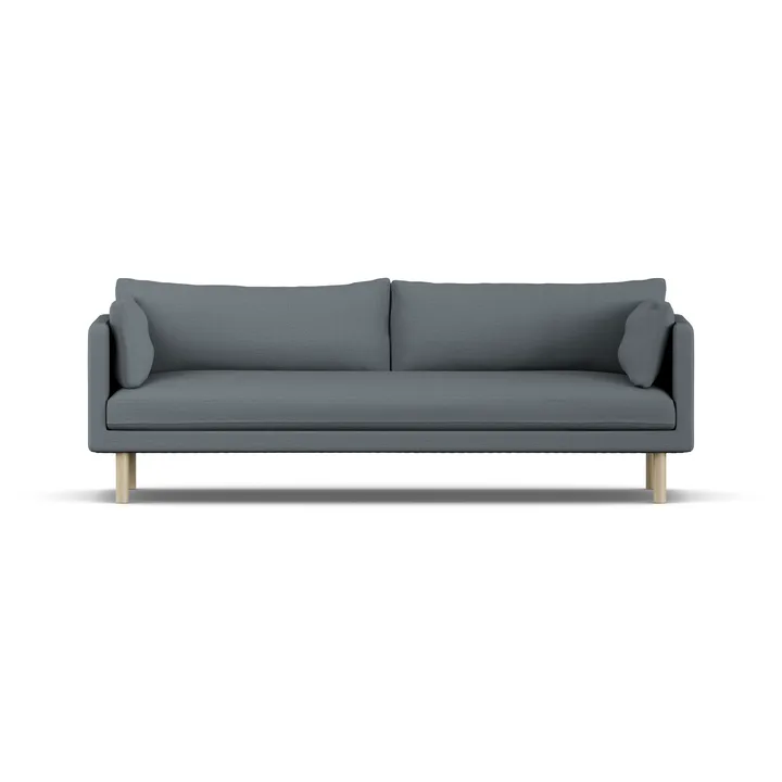 Linnevik Sofa - Same Blue 6678-Eiche weiß geölt, 4-sitzig - 1898