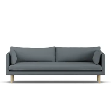 Linnevik Sofa - Same Blue 6678-Eiche weiß geölt, 4-sitzig - 1898
