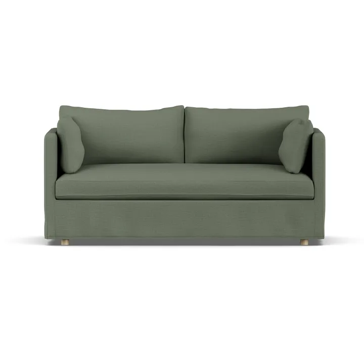 Linnevik Sofa - Same Forest 6677-Eiche weiß geölt, 2-sitzig, mit Volant - 1898