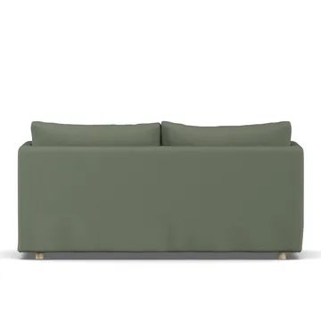 Linnevik Sofa - Same Forest 6677-Eiche weiß geölt, 2-sitzig, mit Volant - 1898