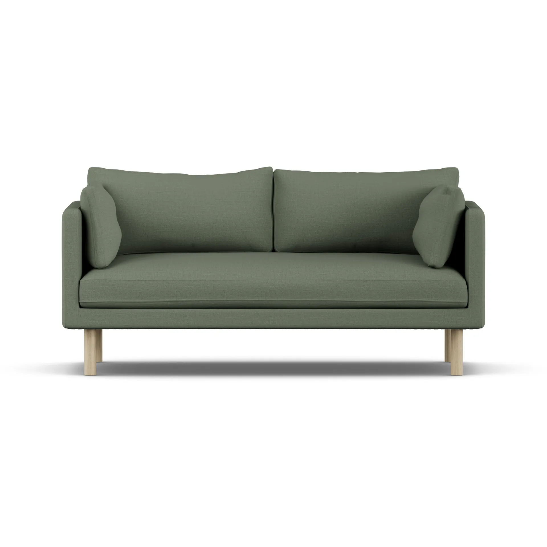 Linnevik Sofa, Same Forest 6677-Eiche weiß geölt, 2-sitzig, ohne Volant 1898