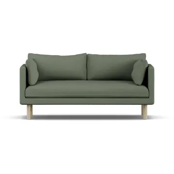 Linnevik Sofa - Same Forest 6677-Eiche weiß geölt, 2-sitzig, ohne Volant - 1898
