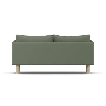 Linnevik Sofa - Same Forest 6677-Eiche weiß geölt, 2-sitzig, ohne Volant - 1898