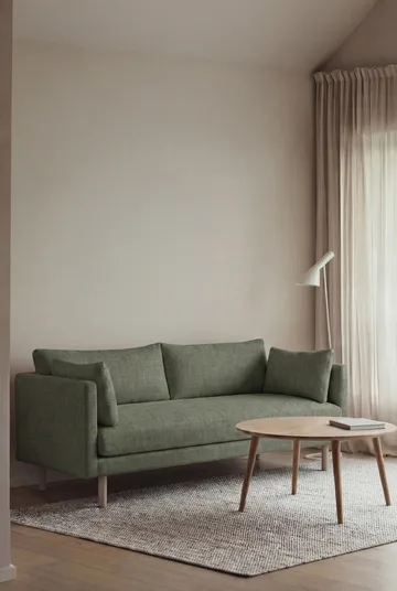 Linnevik Sofa - Same Forest 6677-Eiche weiß geölt, 2-sitzig, ohne Volant - 1898