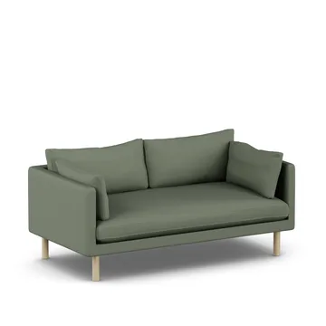 Linnevik Sofa - Same Forest 6677-Eiche weiß geölt, 2-sitzig - 1898