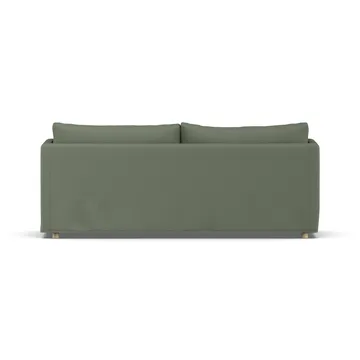 Linnevik Sofa - Same Forest 6677-Eiche weiß geölt, 3-sitzig, mit Volant - 1898