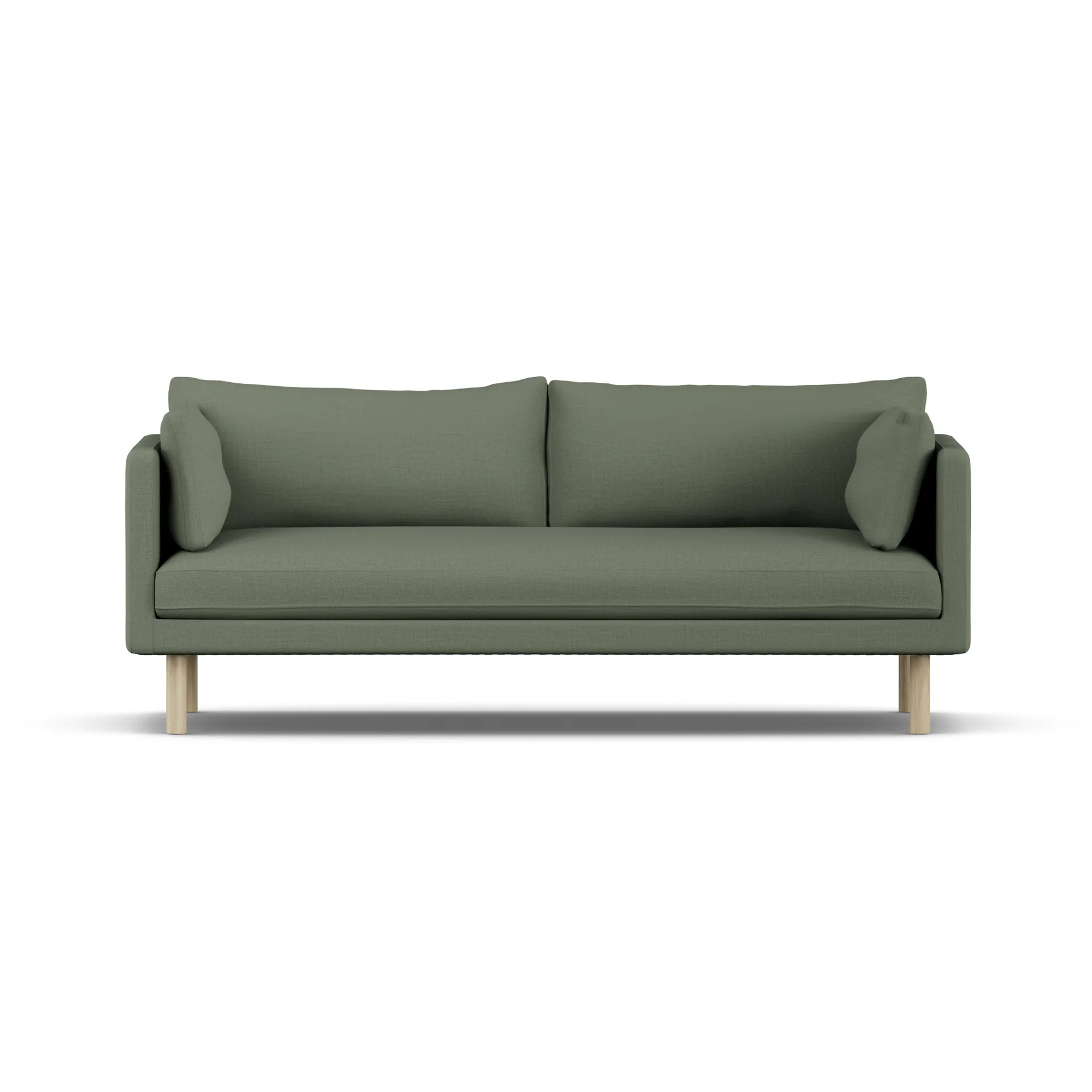 Linnevik Sofa, Same Forest 6677-Eiche weiß geölt, 3-sitzig, ohne Volant 1898