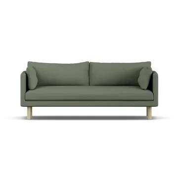 Linnevik Sofa - Same Forest 6677-Eiche weiß geölt, 3-sitzig, ohne Volant - 1898